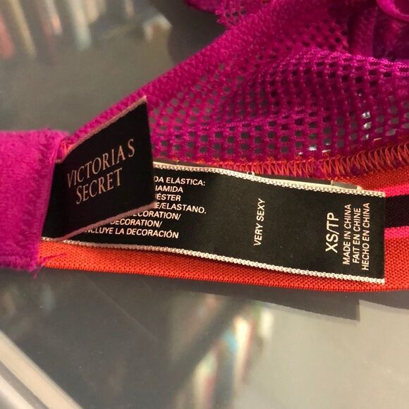 Victoria's Secret Very Sexy Purple Lace Bralette XS New With Tags NWT 2016 - Picture 9 of 13